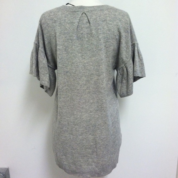 [BCBGMaxAzria] Wool Statement Sleeve Sweat… - Picture 2 of 3